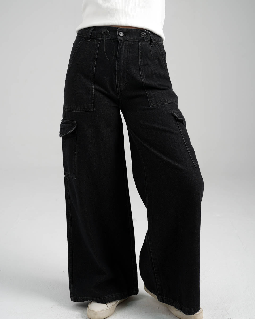 Women Wide Leg Denim Pants