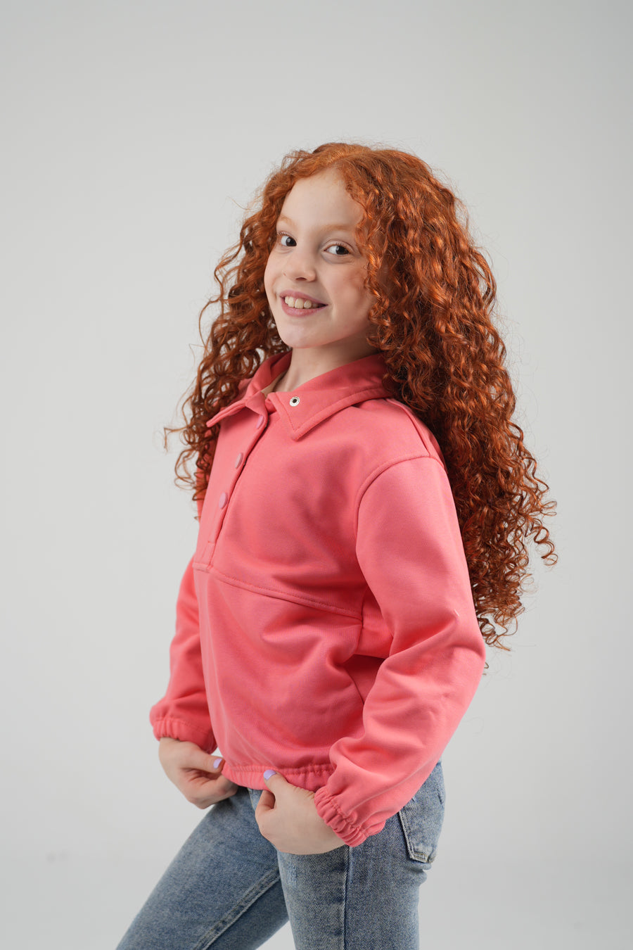 سويت شيرت بزرار