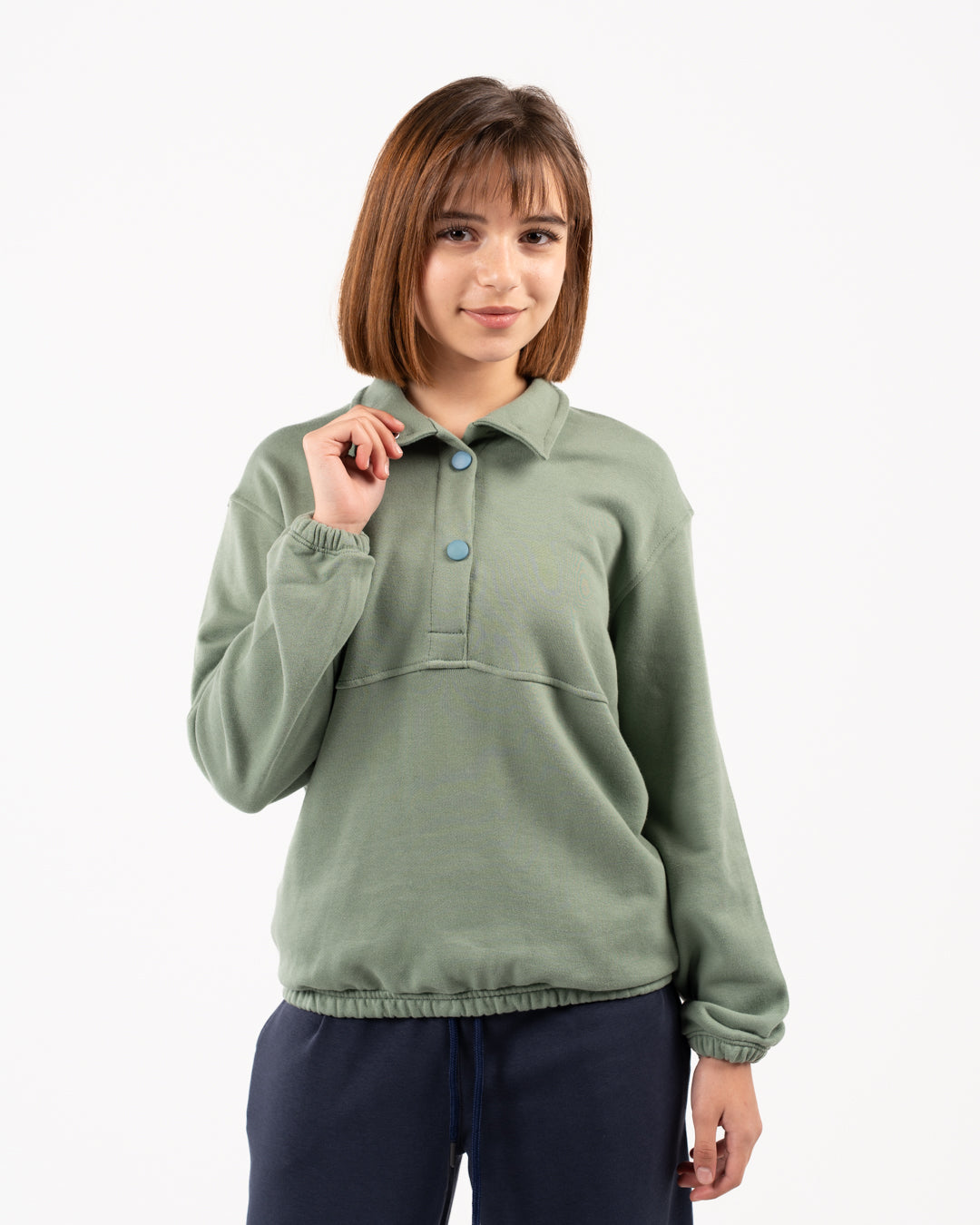 سويت شيرت بزرار