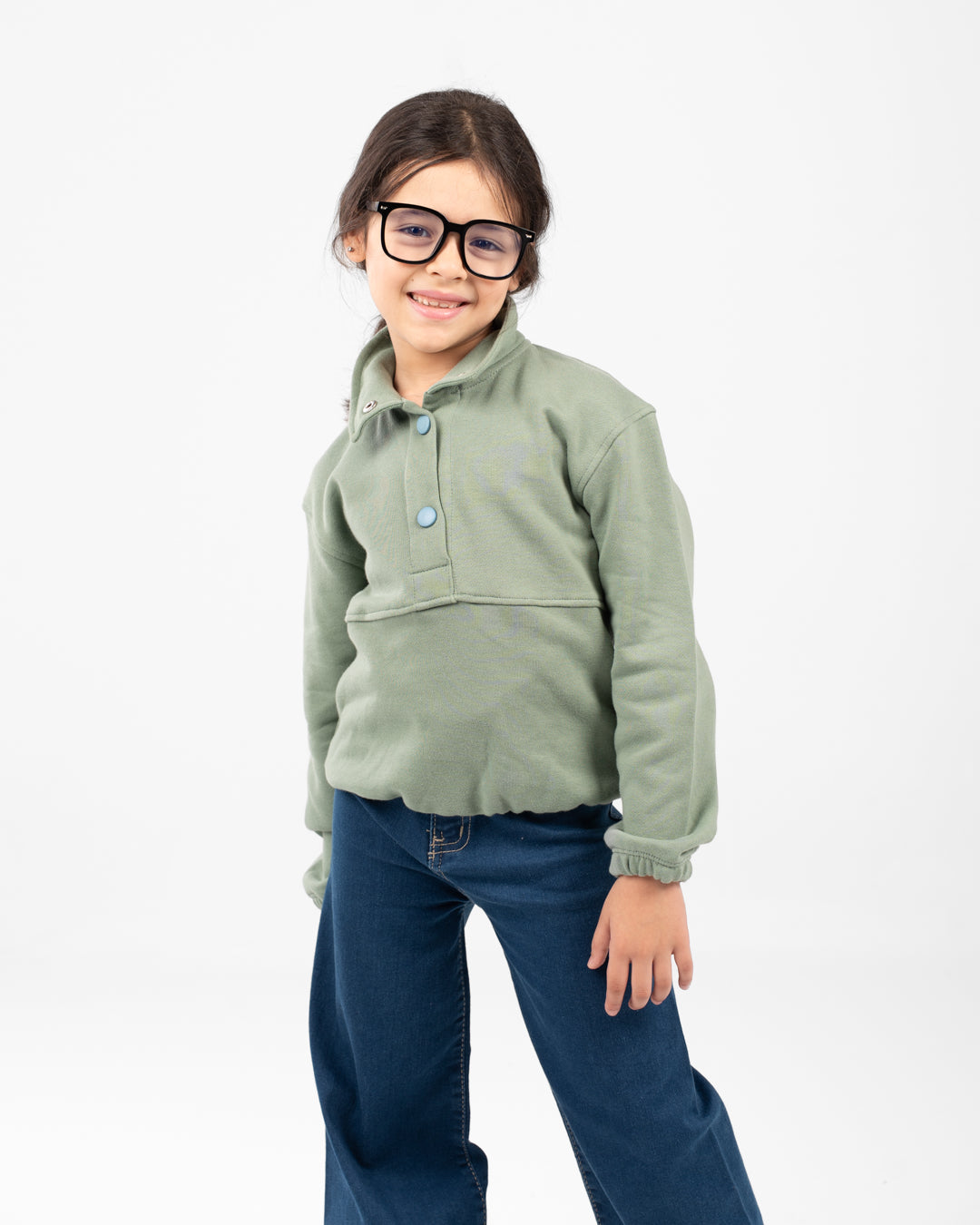 سويت شيرت بزرار