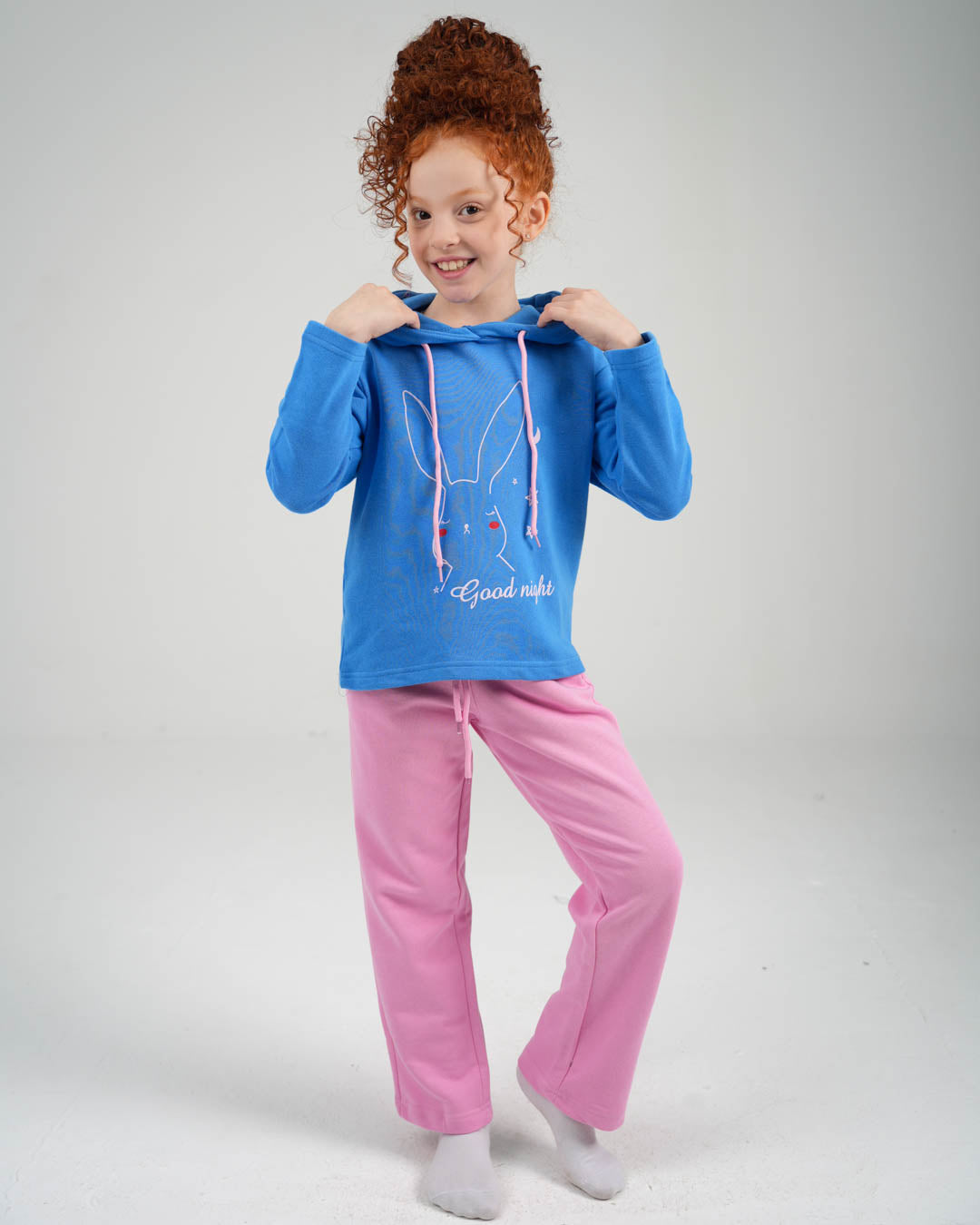 بيجامة بناتي مطبوعة