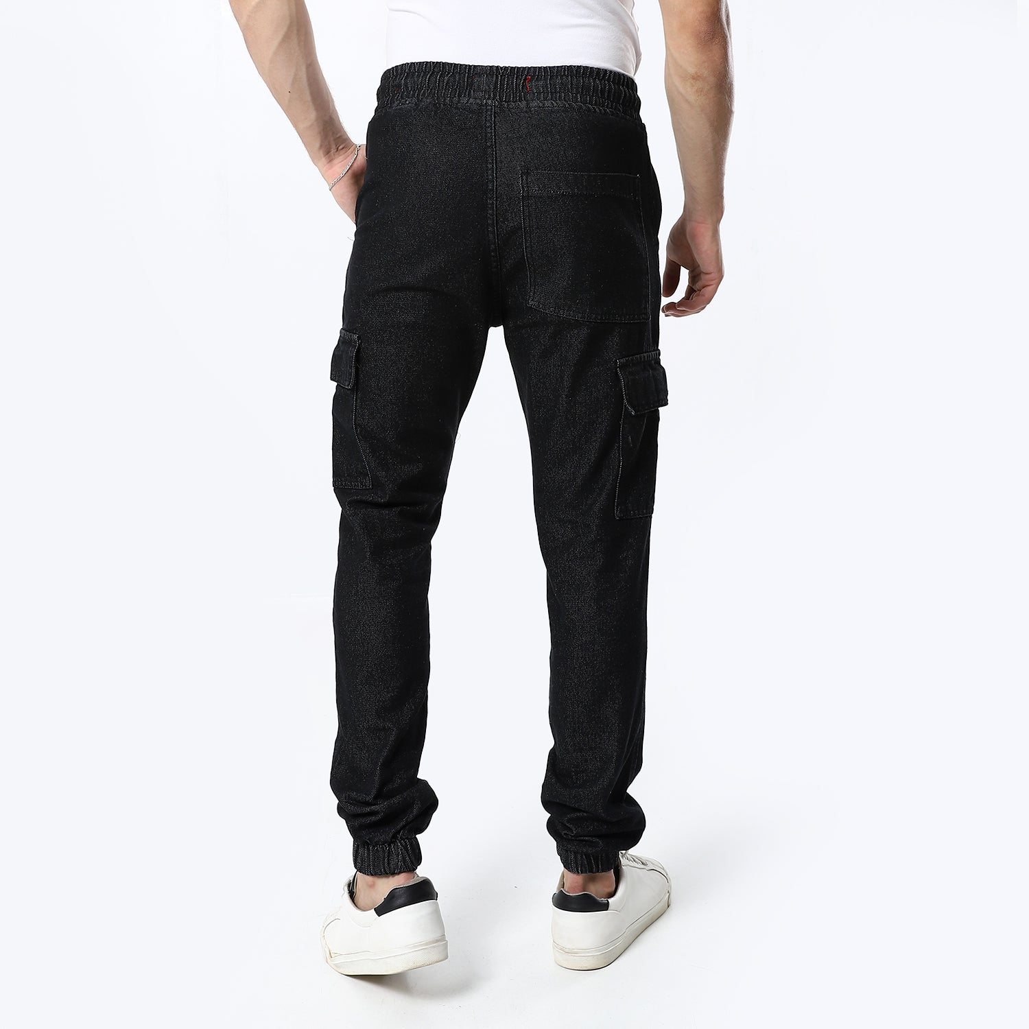 Black Jogger Fit Jeans