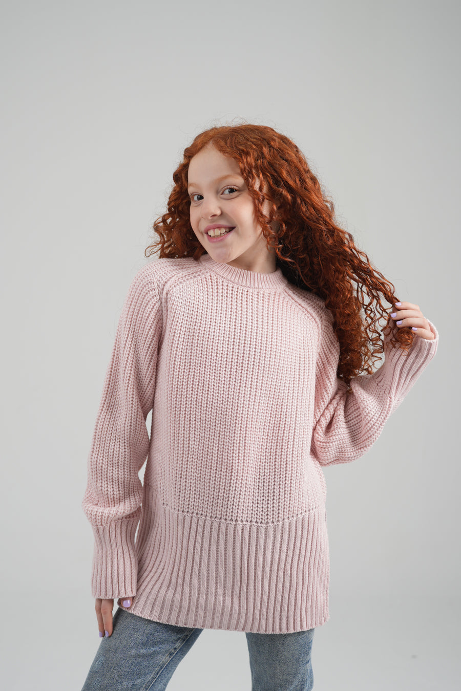 Girl Plain Pullover