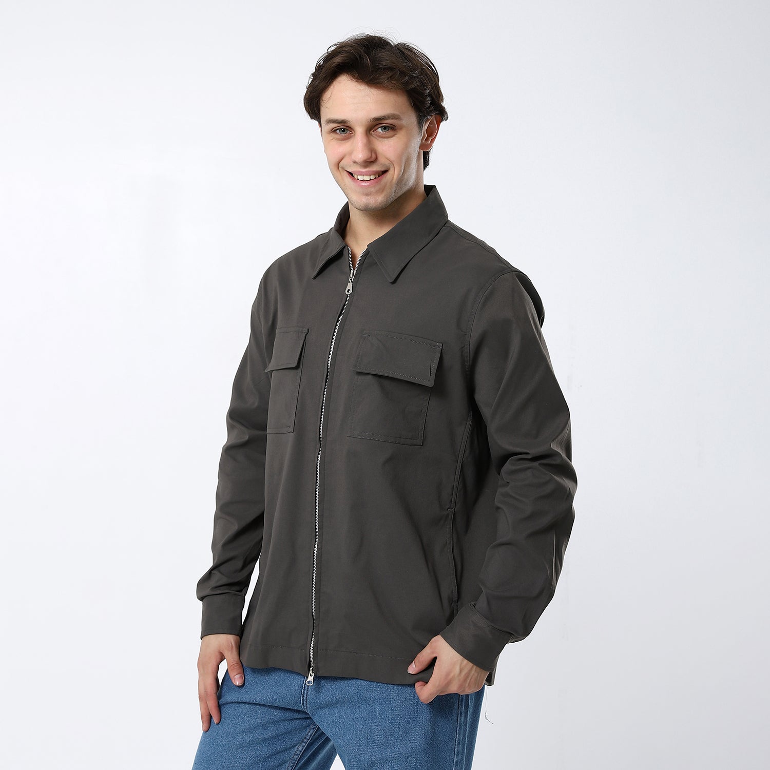 Dark Grey Overshirt