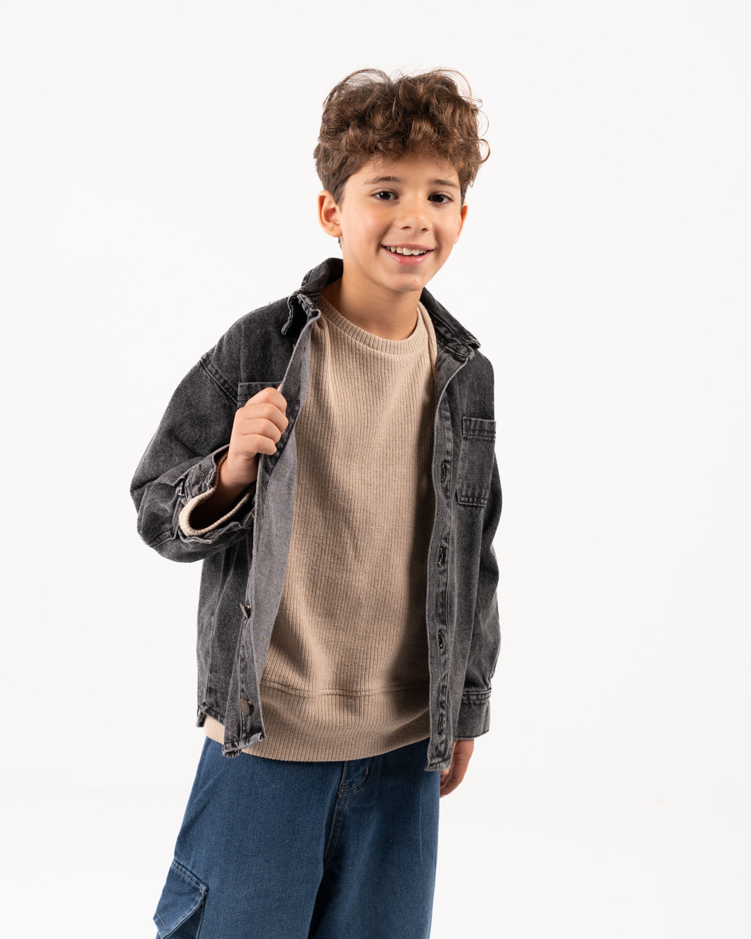 قميص جينز بجيبين