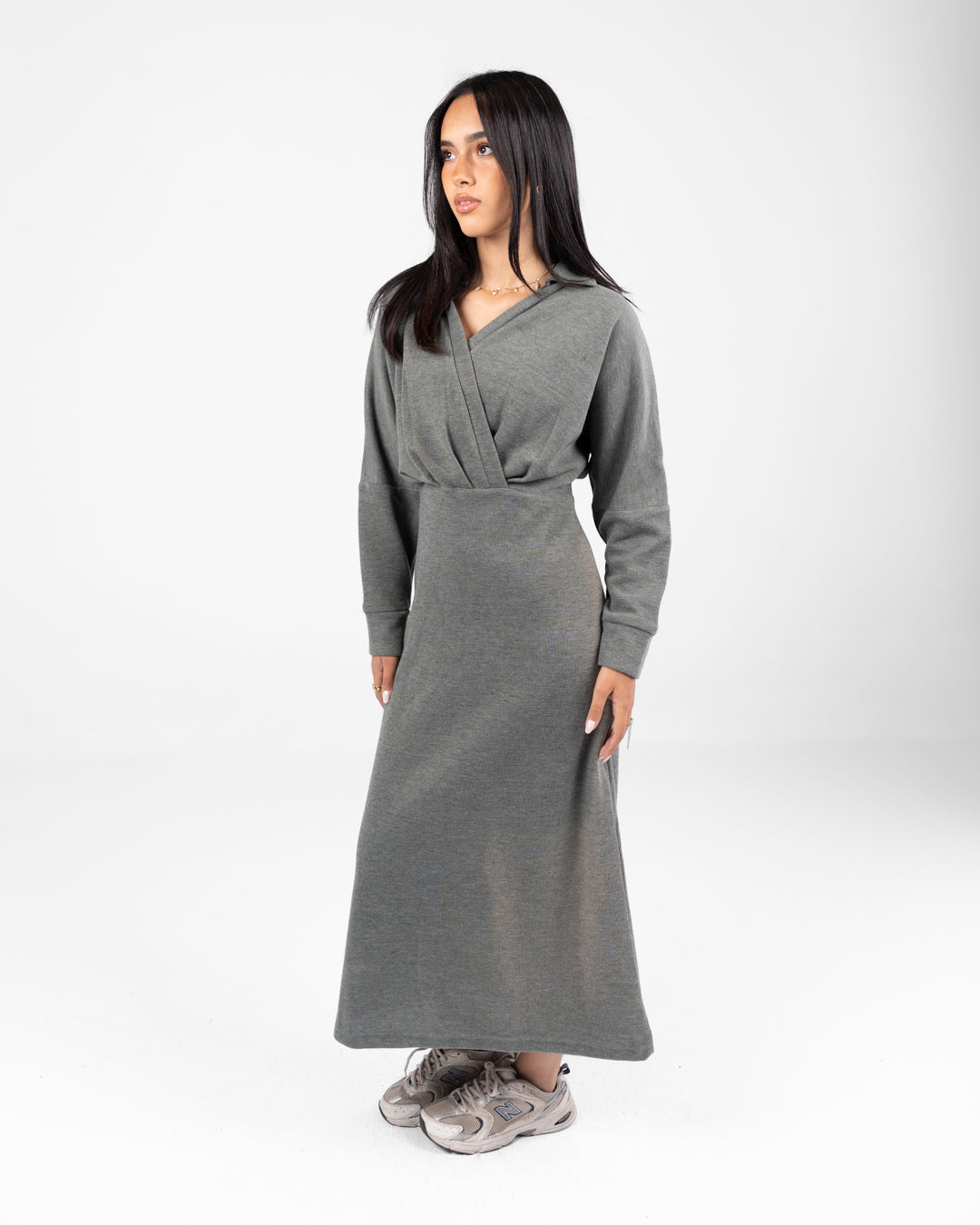 فستان سادة بكم