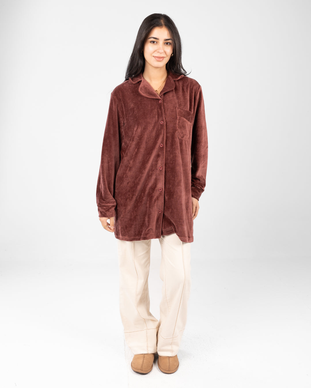 Long Sleeve Night Shirt