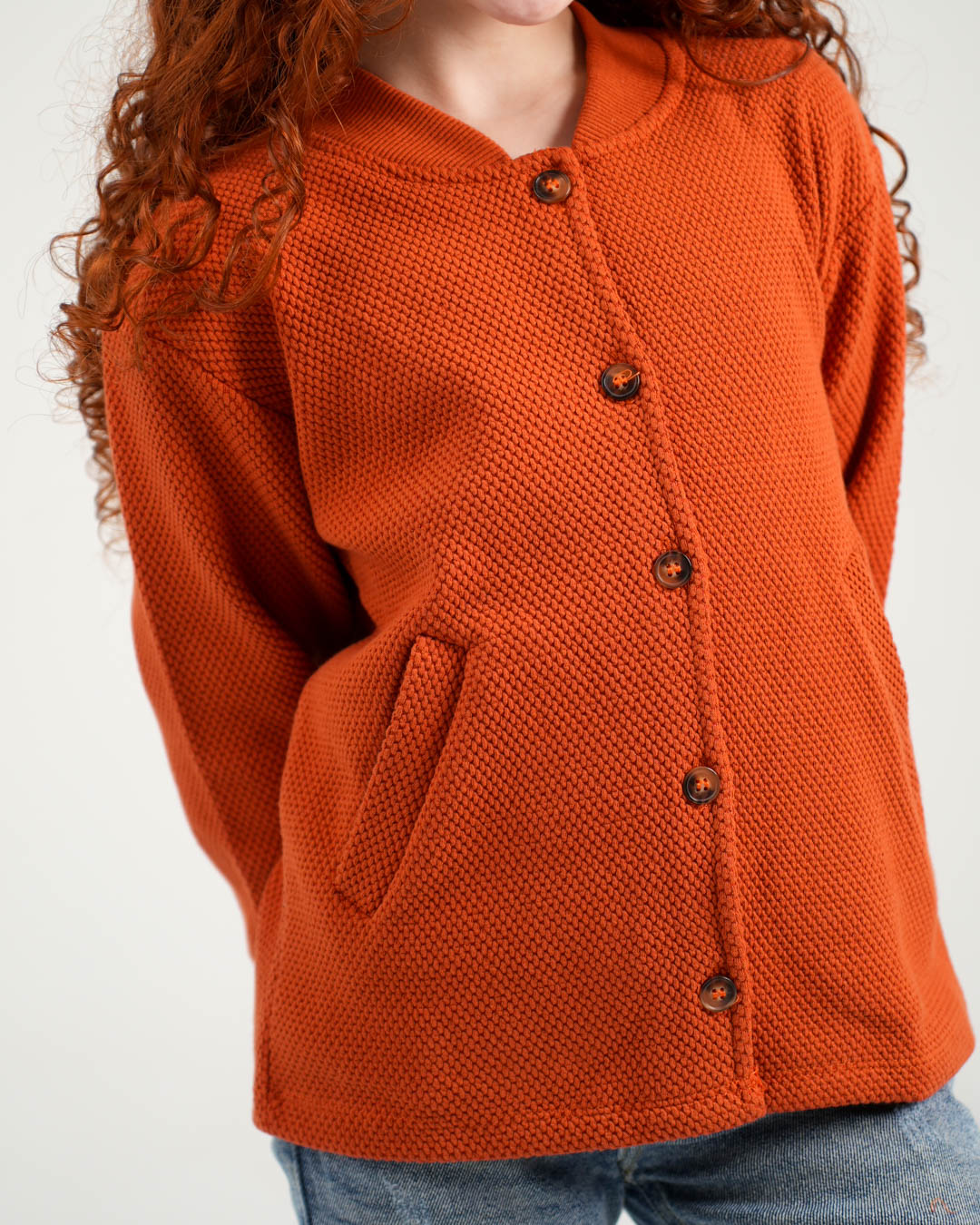 Girls Jacquard Overshirt