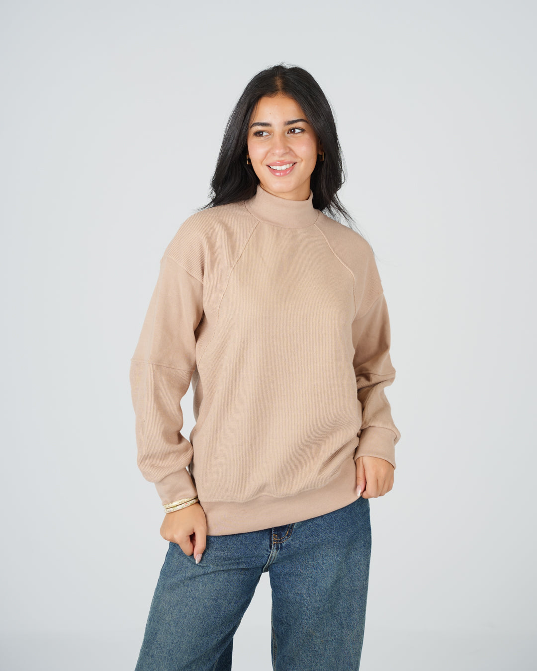 Women Jacquard Sweatshirt