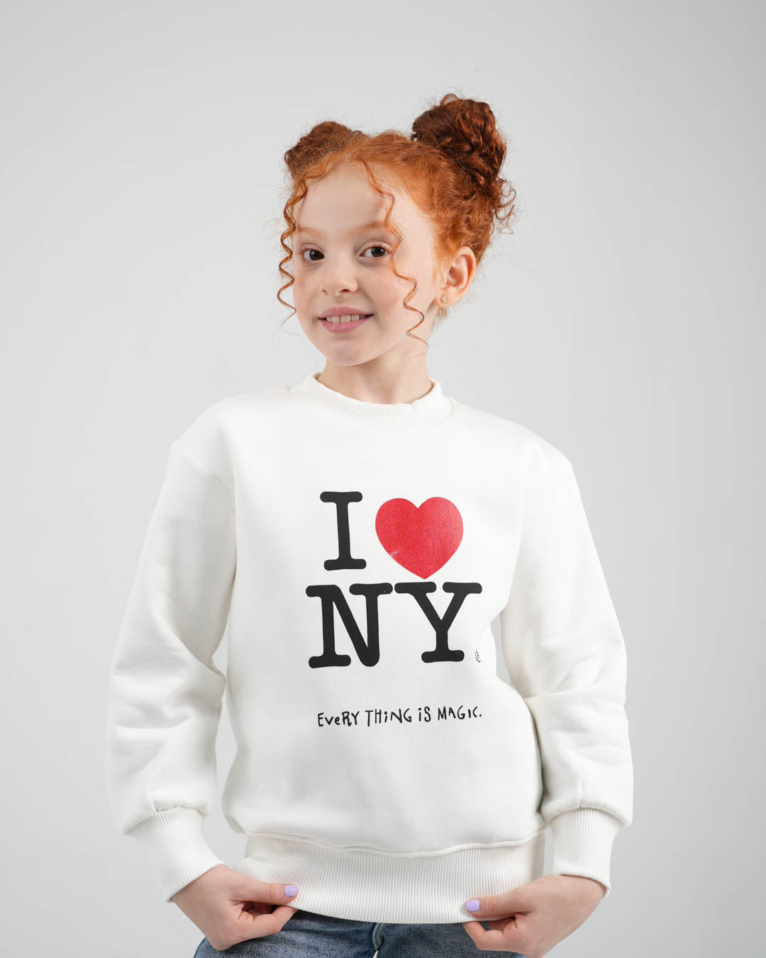 سويت شيرت مطبوع NY