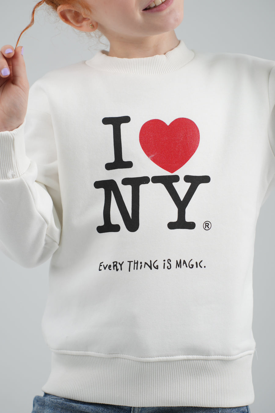 سويت شيرت مطبوع NY