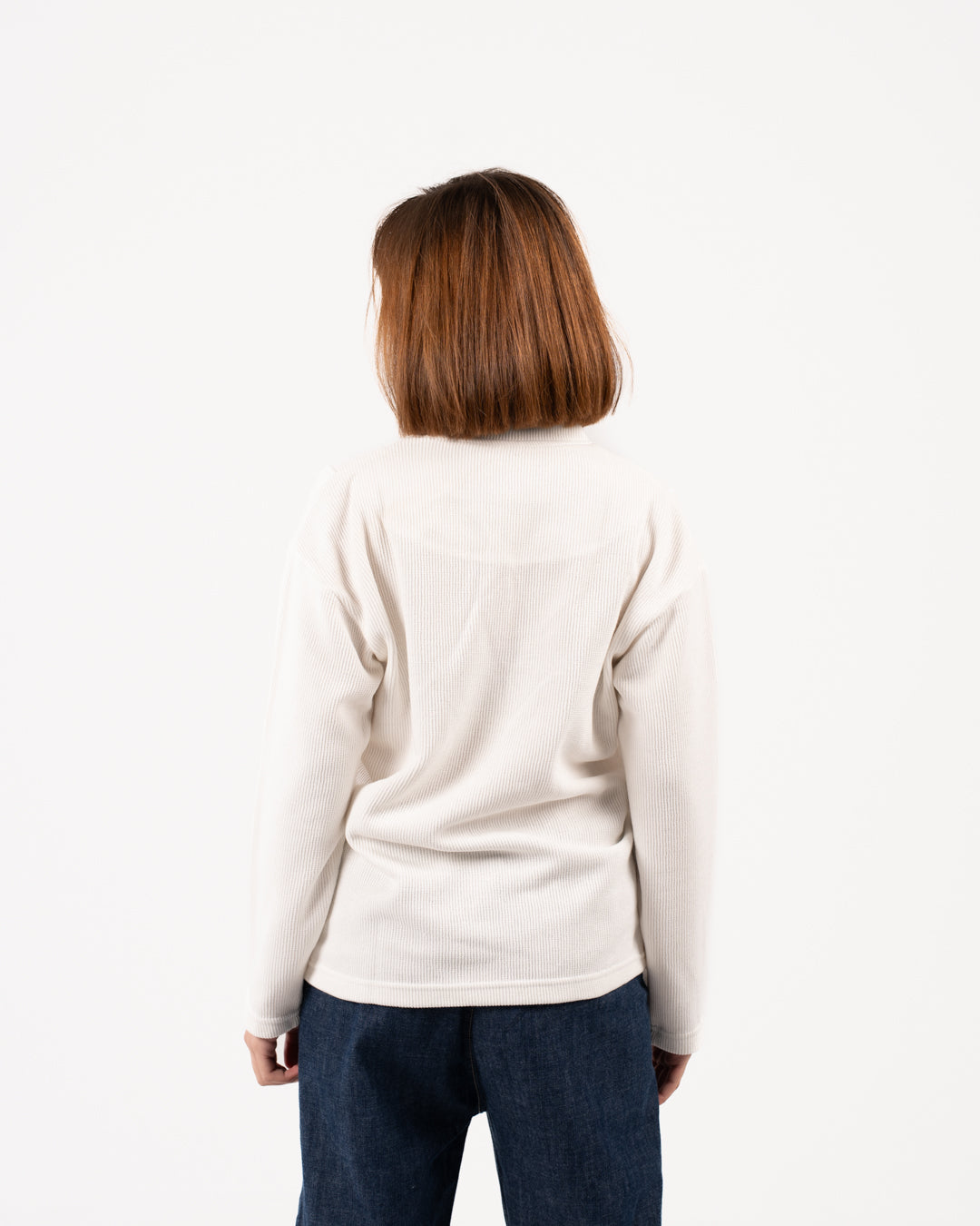 Buttoned Jacquard SweatShirt Girls