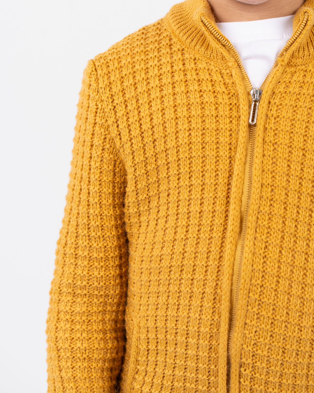Waffle Knit Boy Pullover