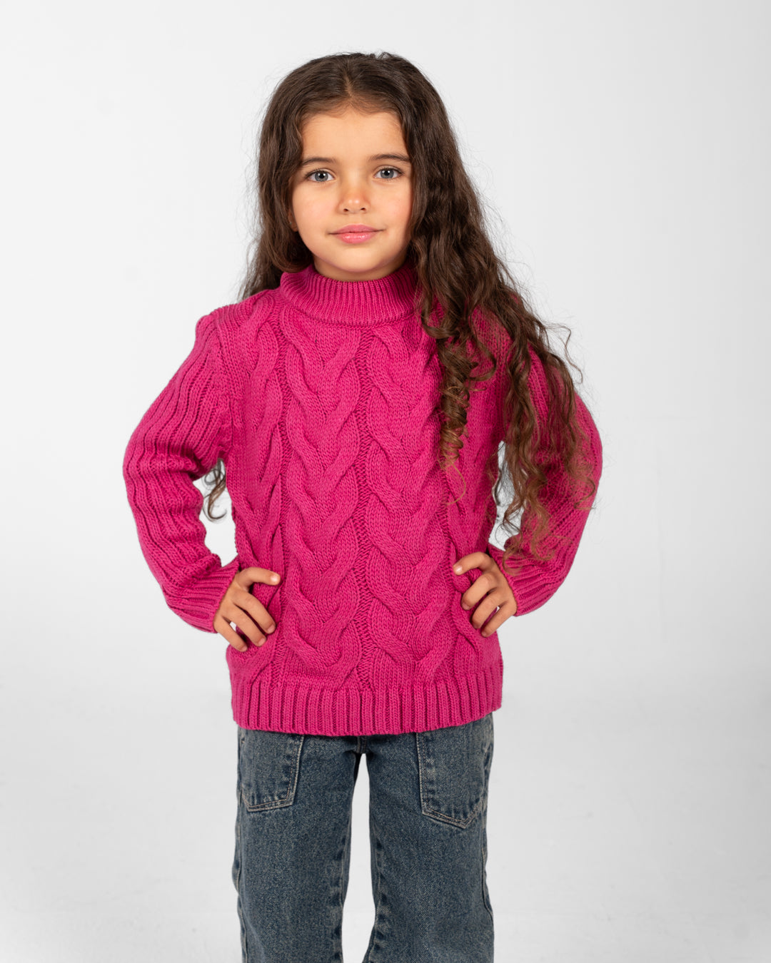 Braided Girl Pullover