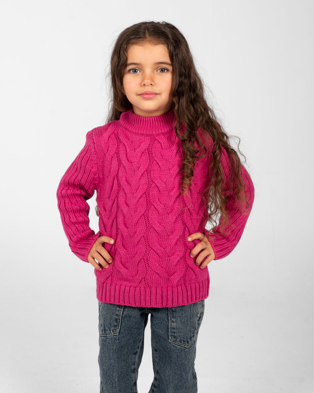Braided Girl Pullover