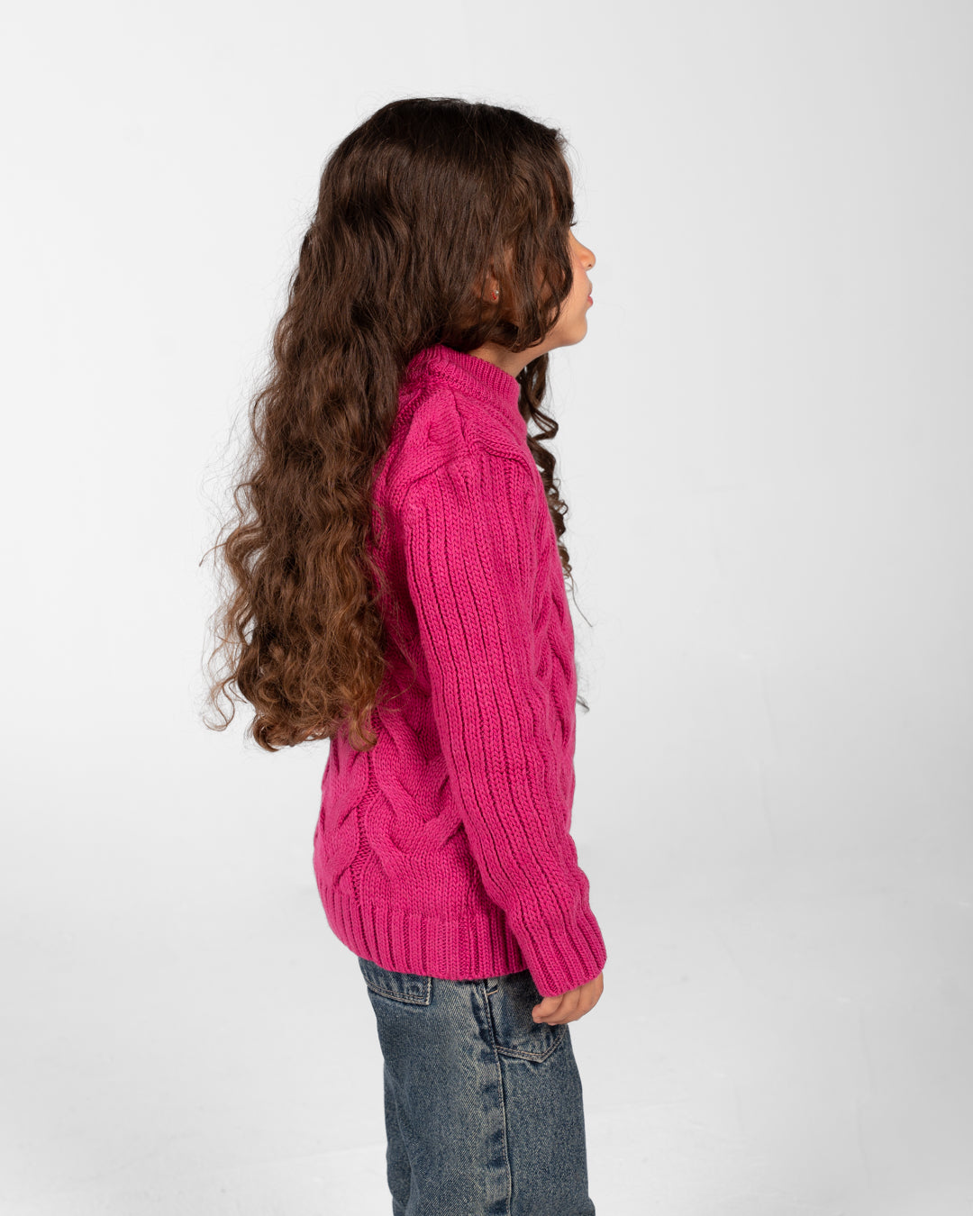 Braided Girl Pullover