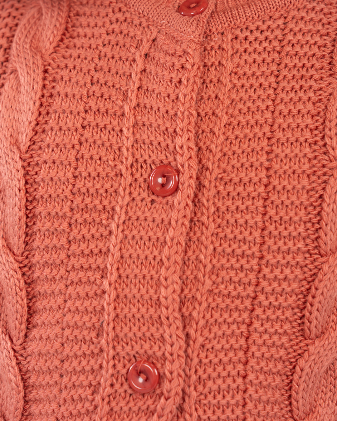 Buttoned Girl Braids Pullover