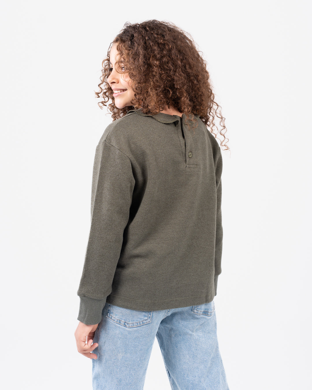 سويت شيرت جاكار للبنات