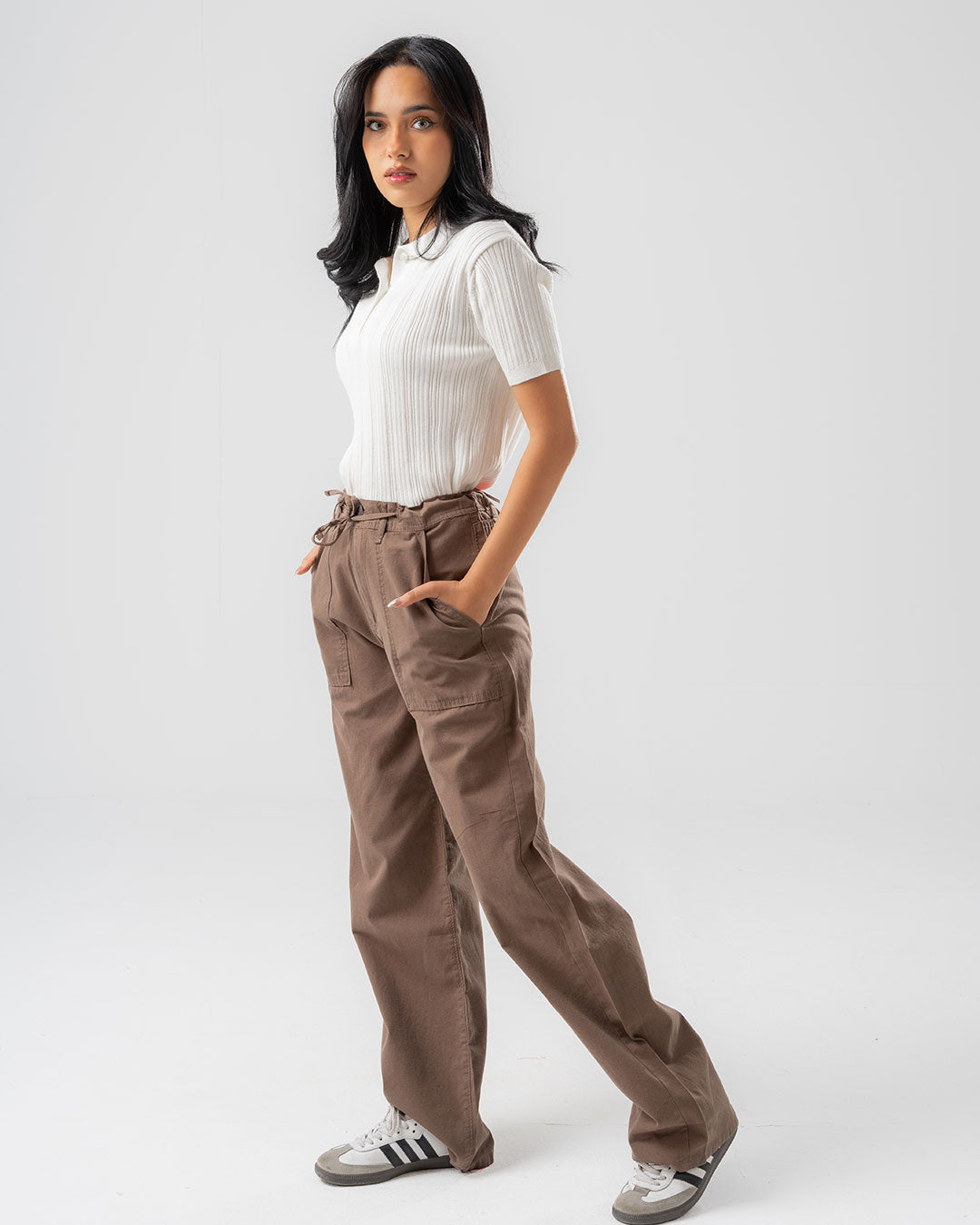 بنطلون جابردين نسائي