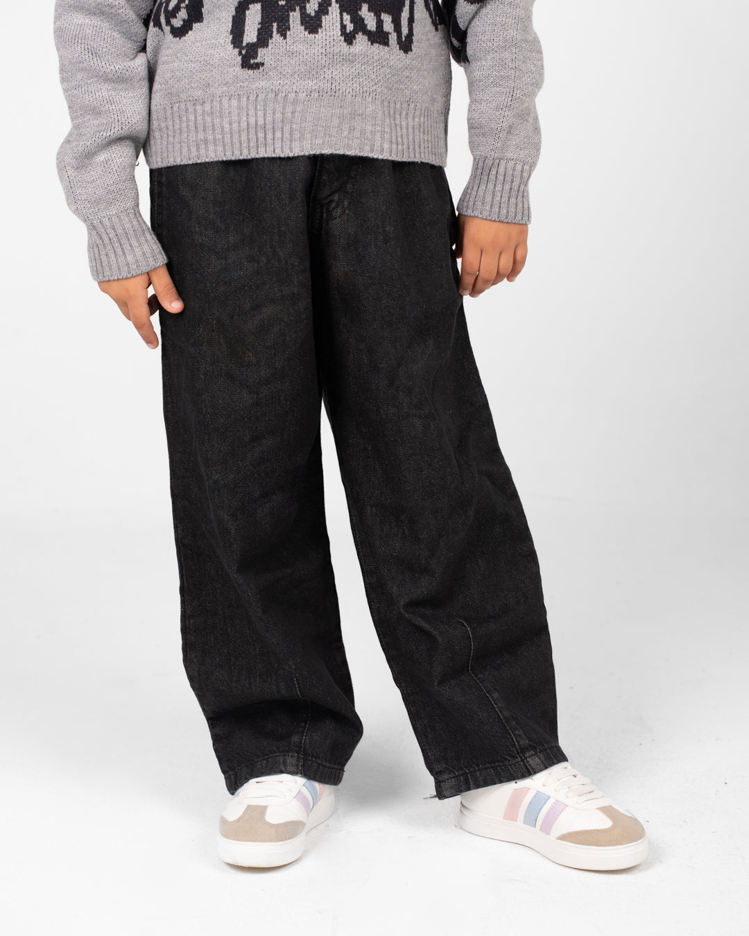 بنطلون جينز بقصة عادية للبنات