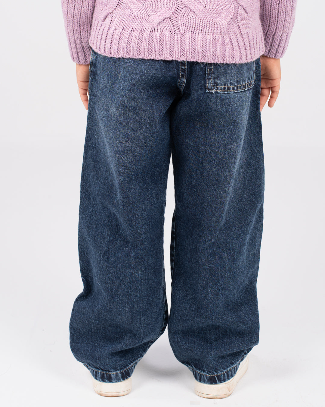 بنطلون جينز بقصة عادية للبنات