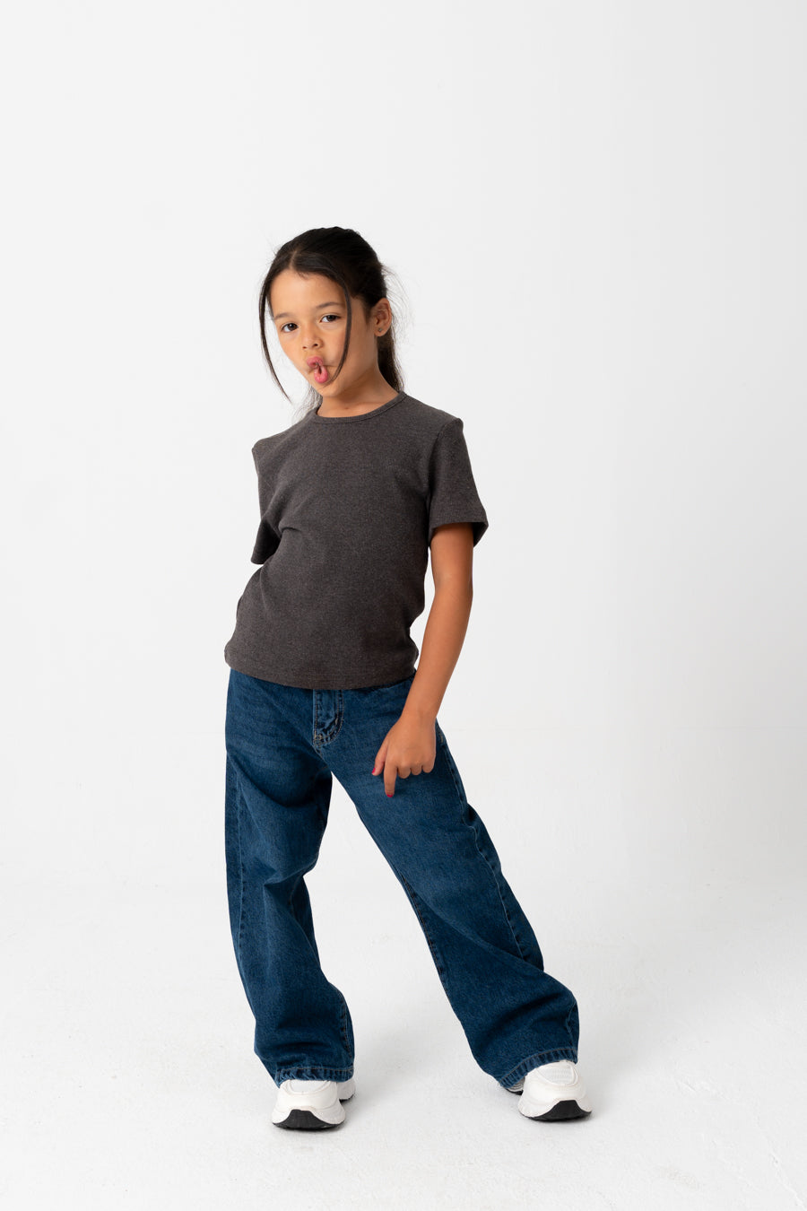 بنطلون واسع الساق للبنات