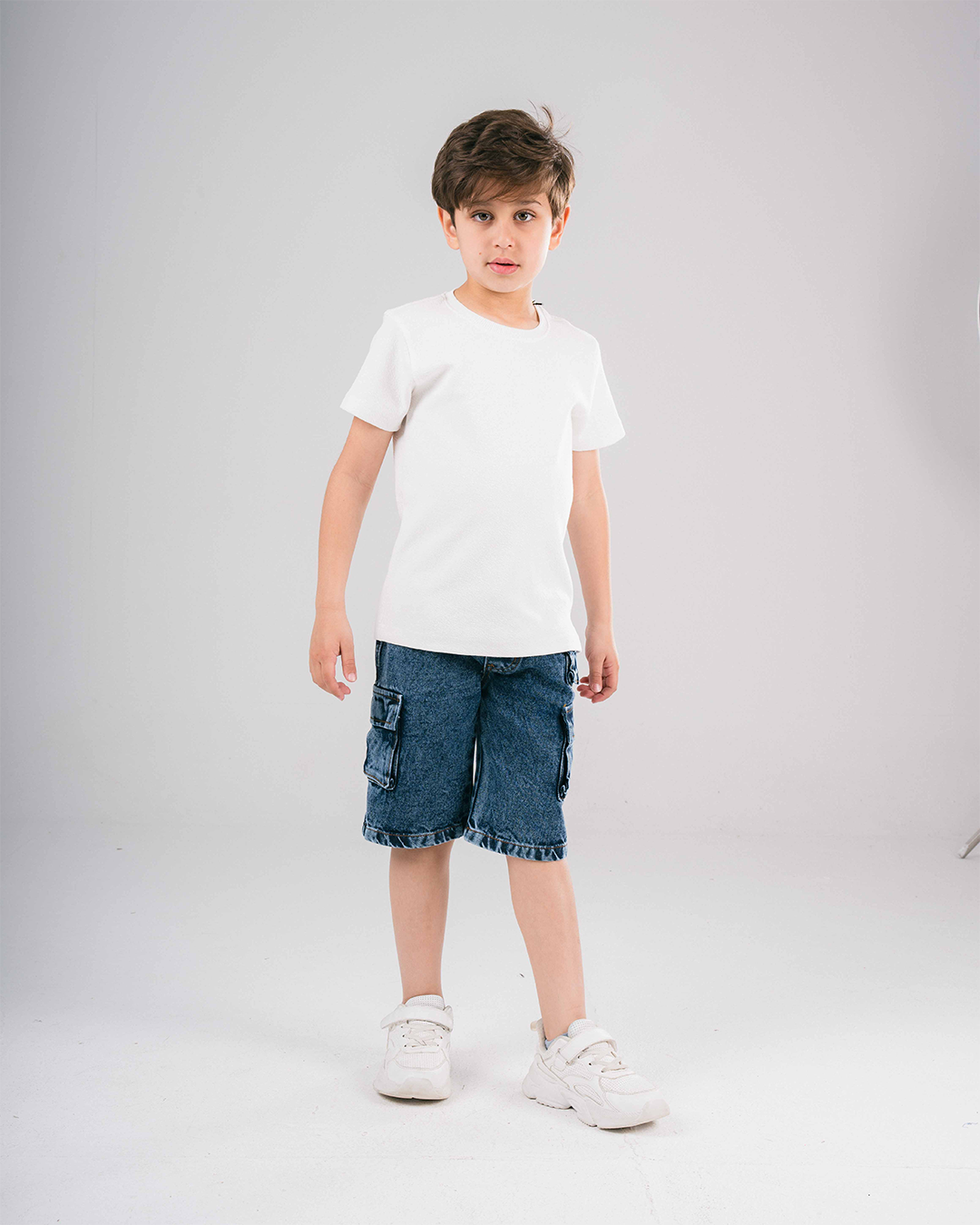 Boys Plain Half Sleeves T-shirt