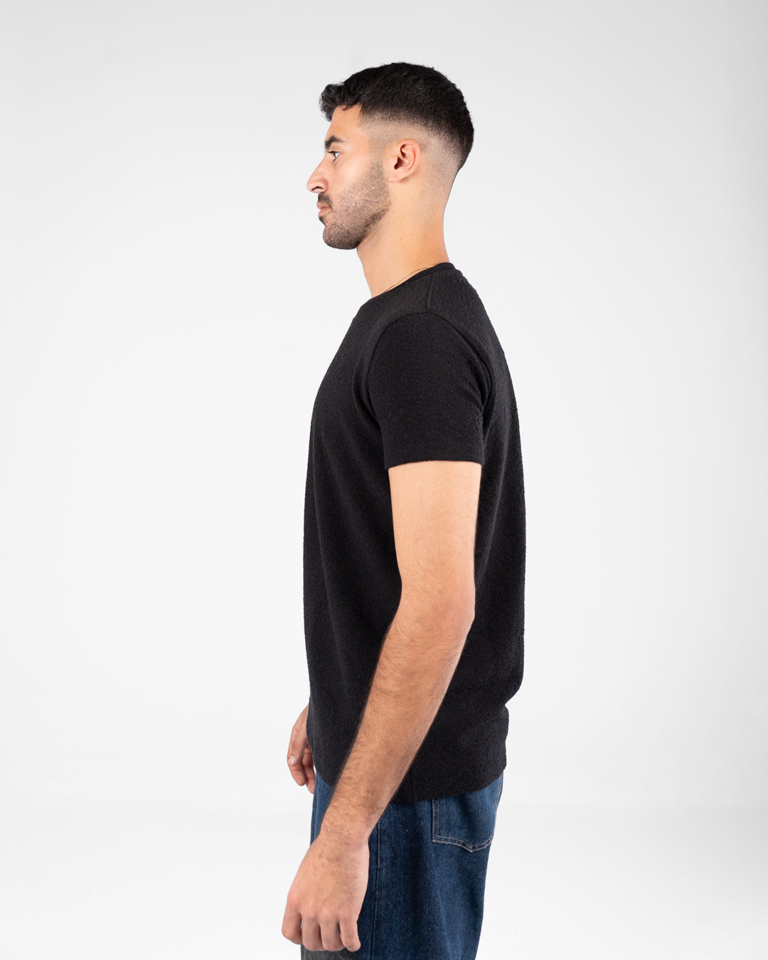 Half Sleeves Jaquard T-shirt