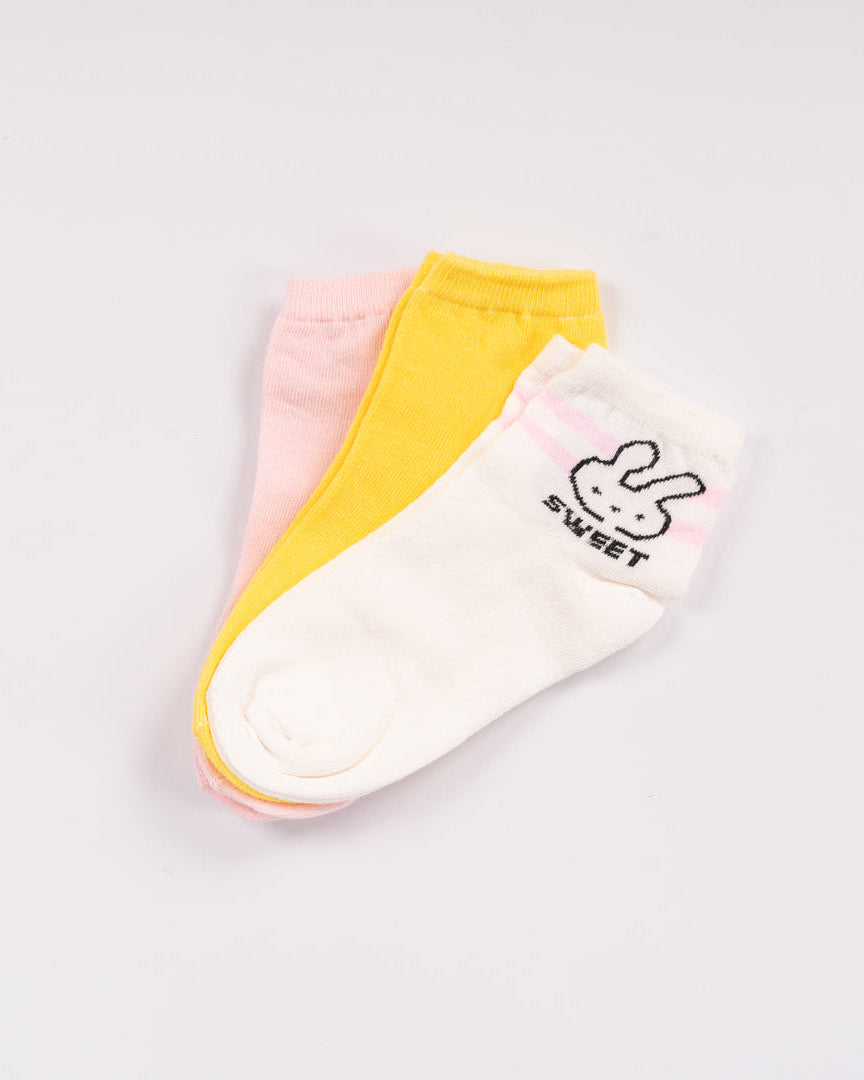 Girls Socks Pack Of 3