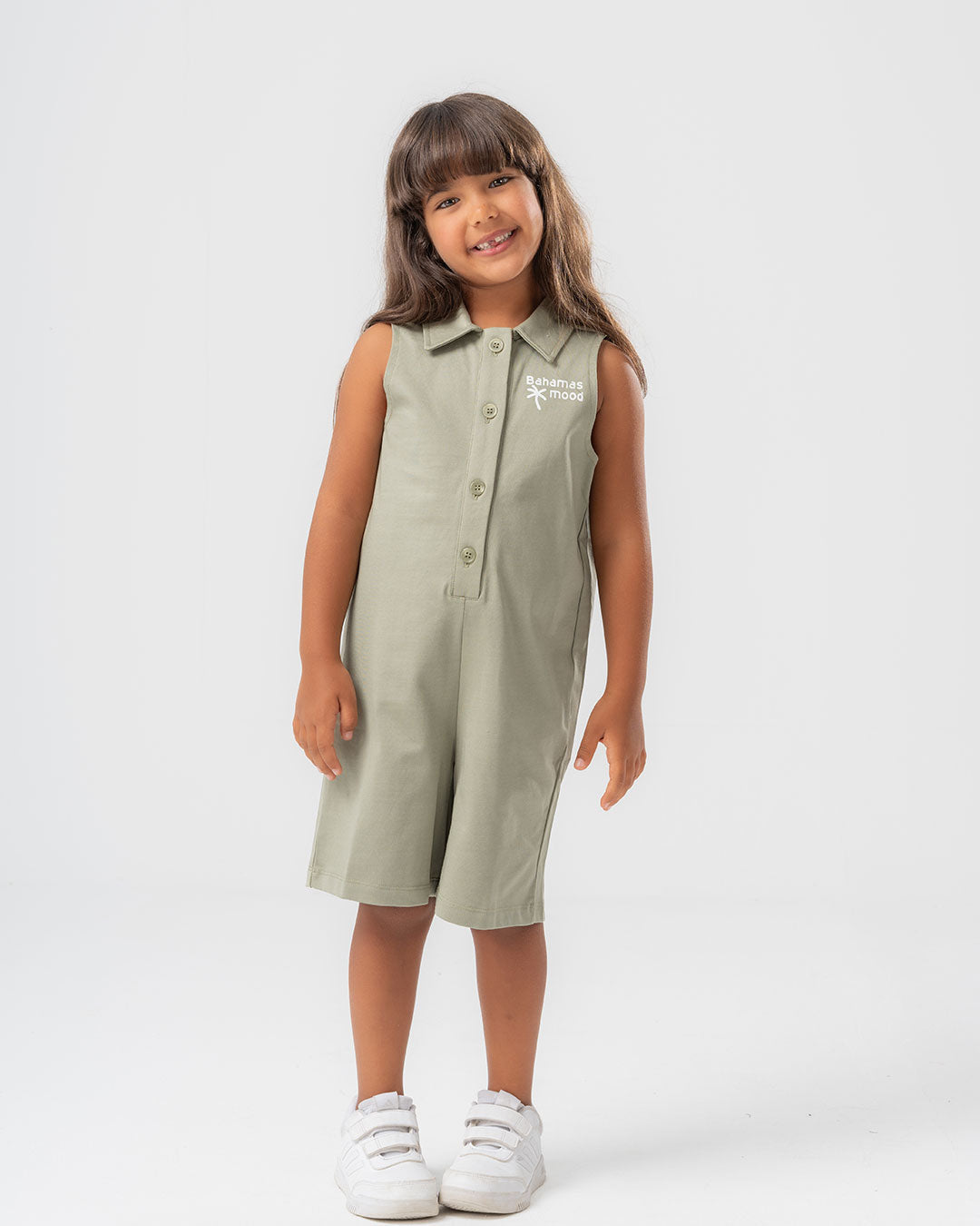 Girls Printed Jumpsuit