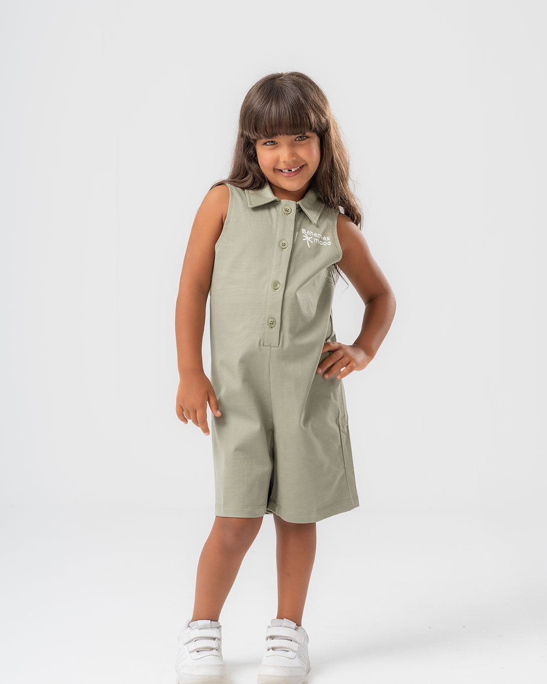Girls Printed Jumpsuit