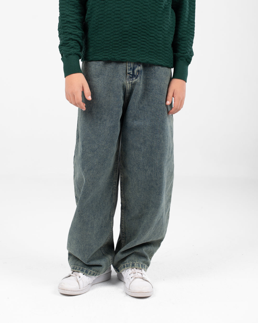 Denim Wide Leg Pants