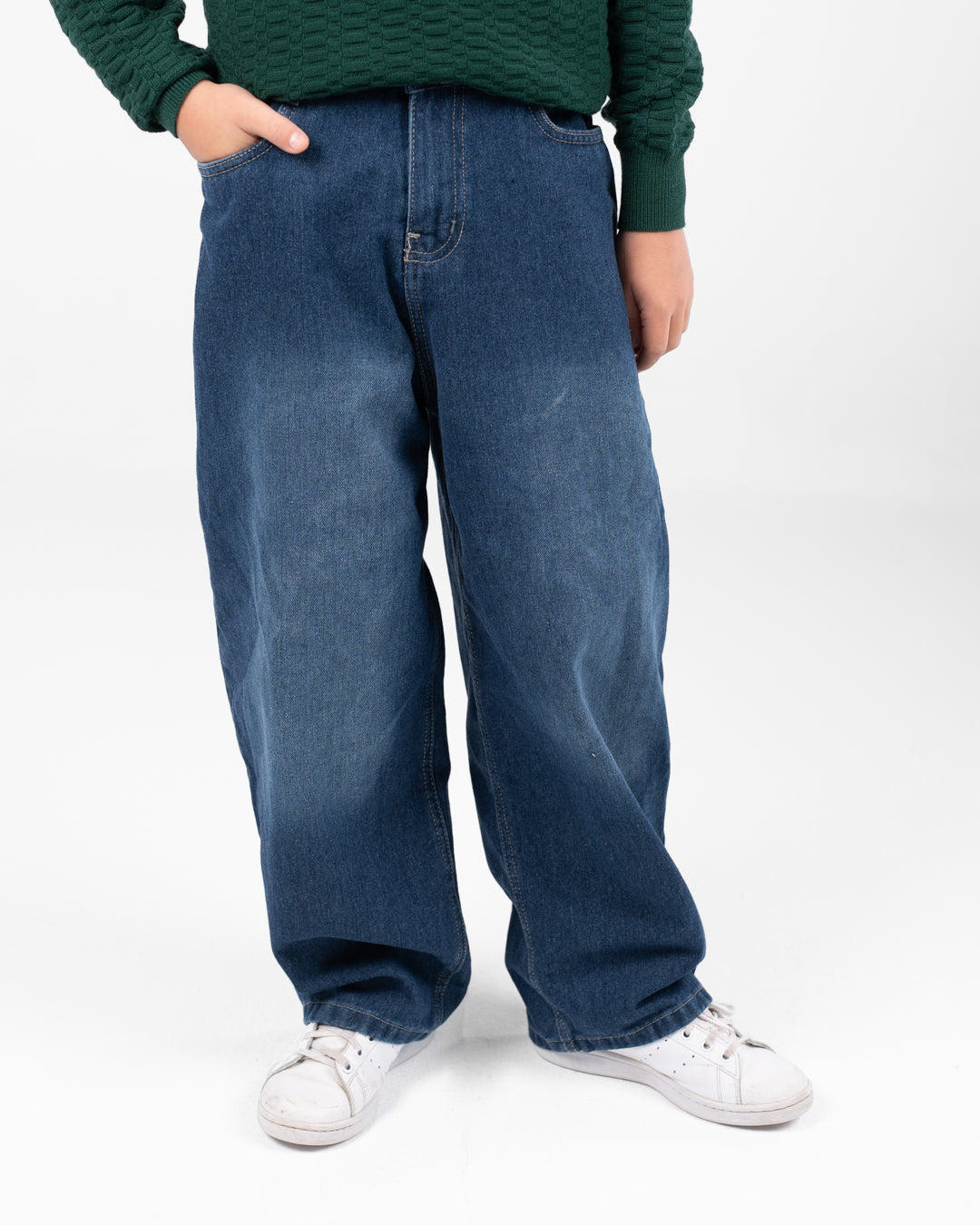 Denim Wide Leg Pants