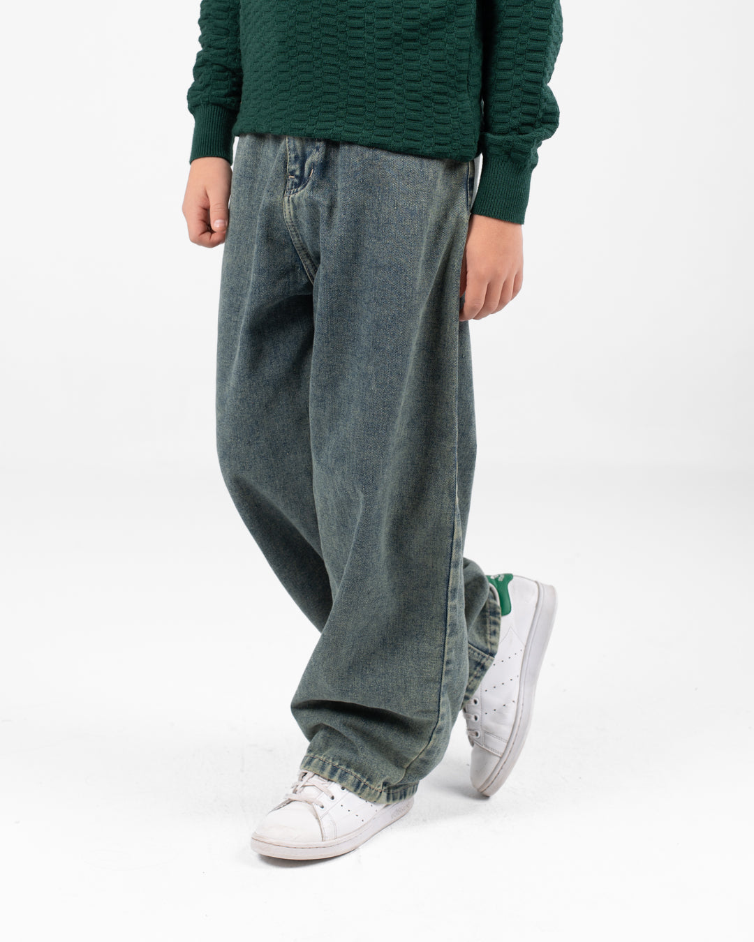 Denim Wide Leg Pants