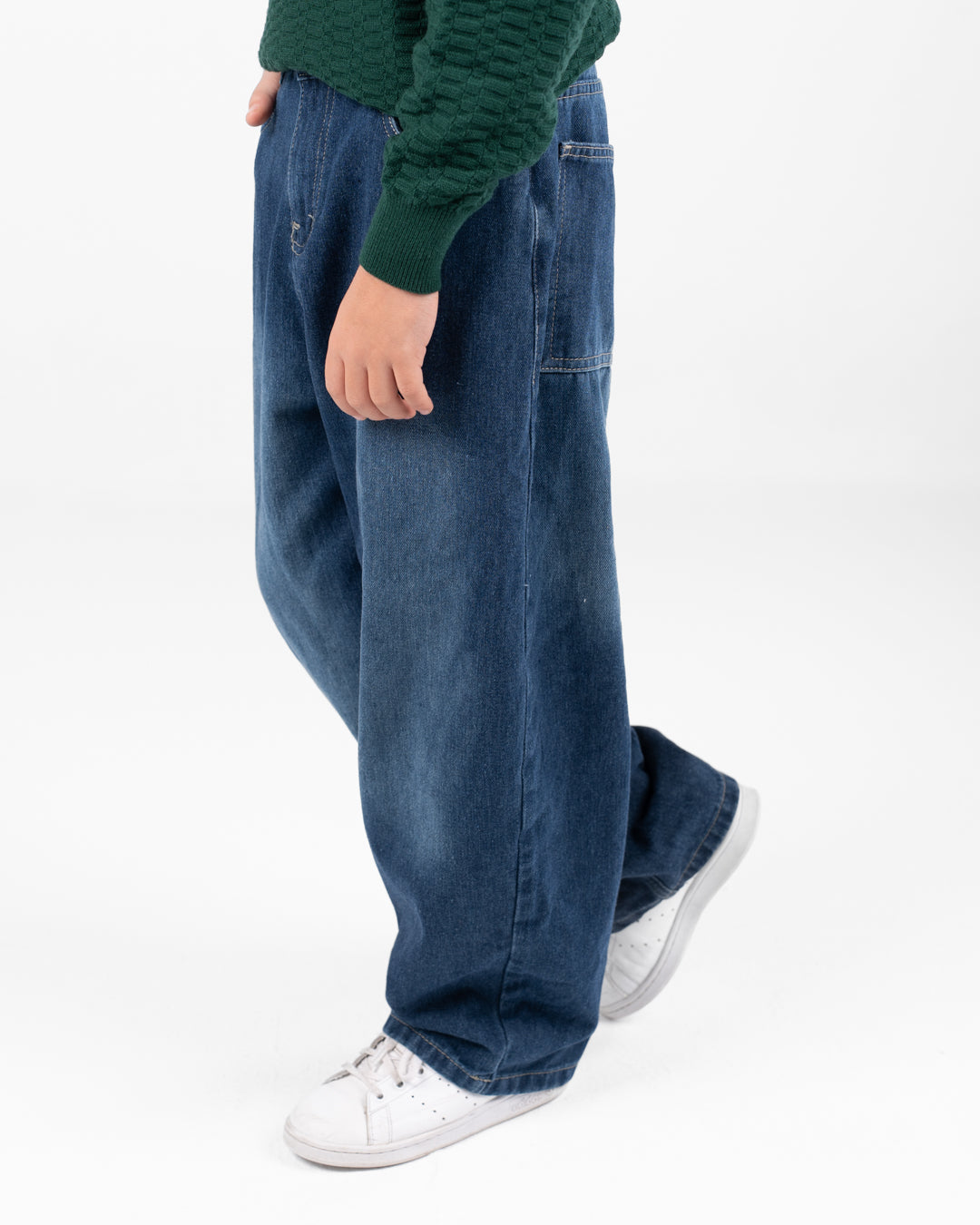Denim Wide Leg Pants
