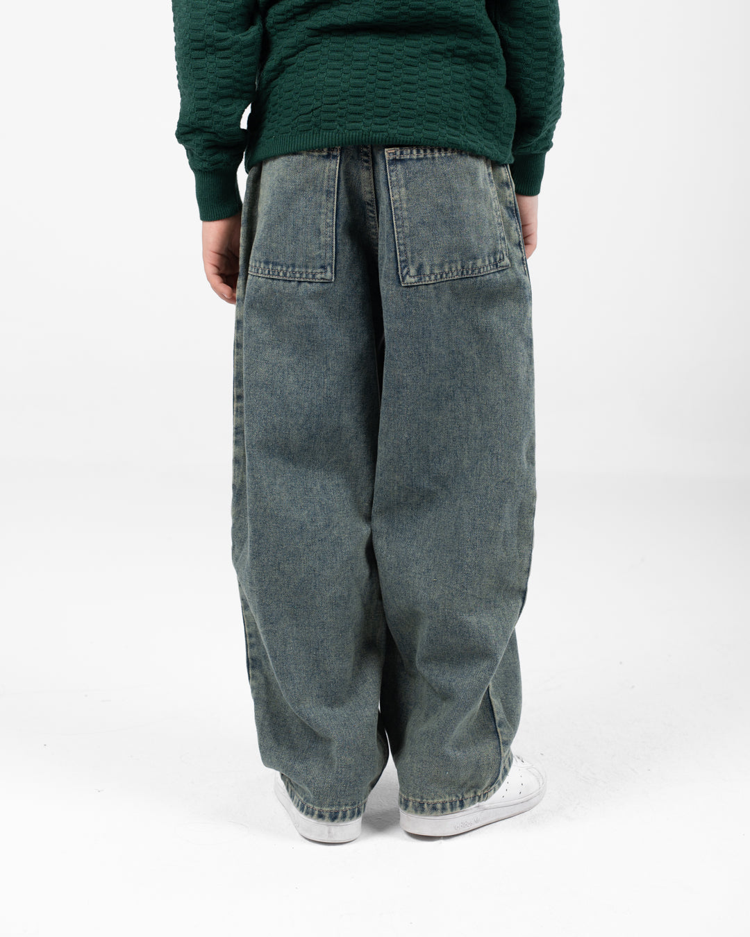 Denim Wide Leg Pants