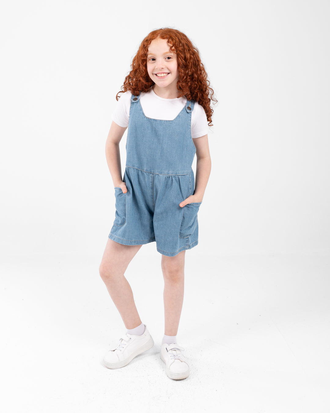 Girly Denim Jumpsuit