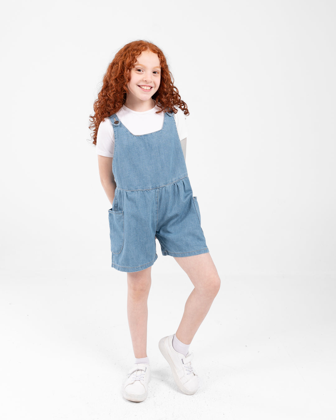 Girly Denim Jumpsuit