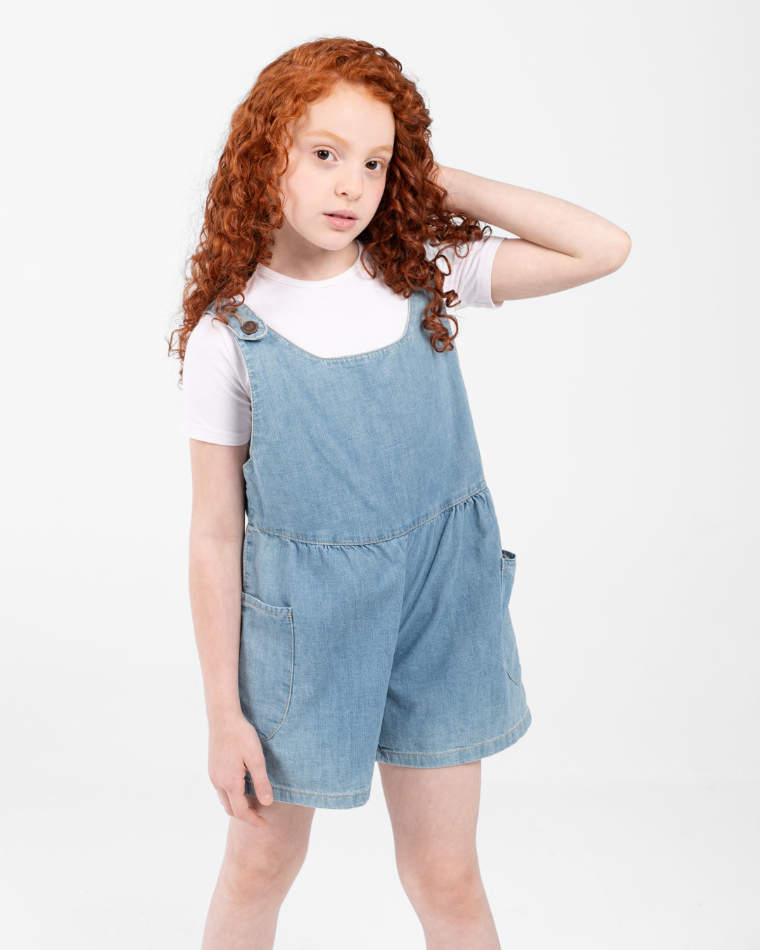 Girly Denim Jumpsuit