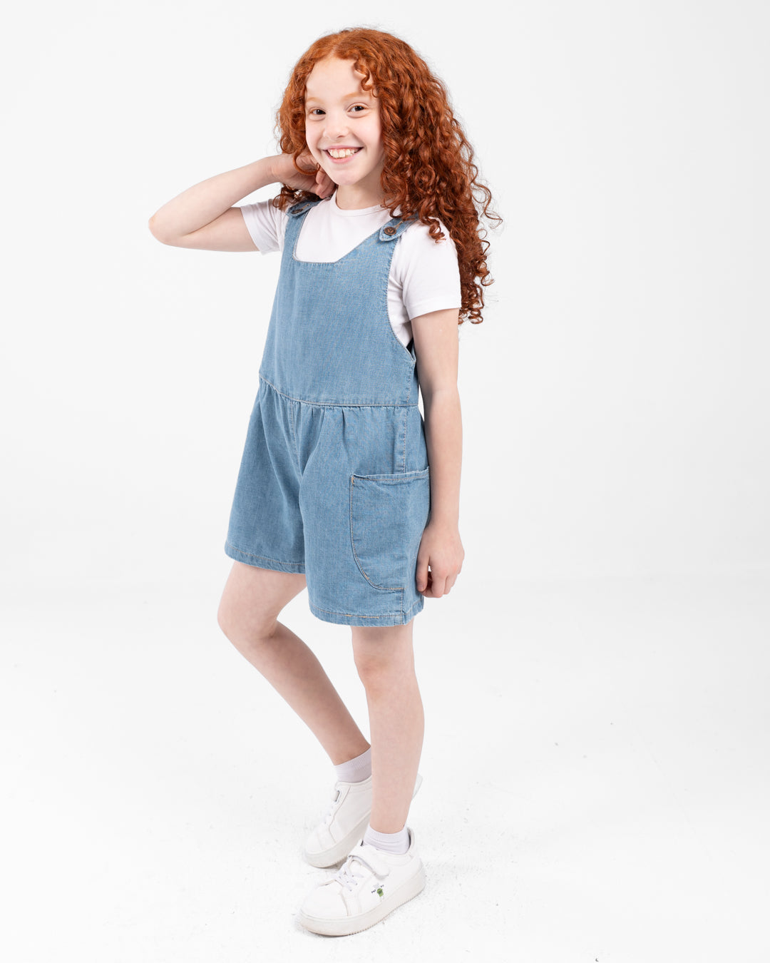 Girly Denim Jumpsuit