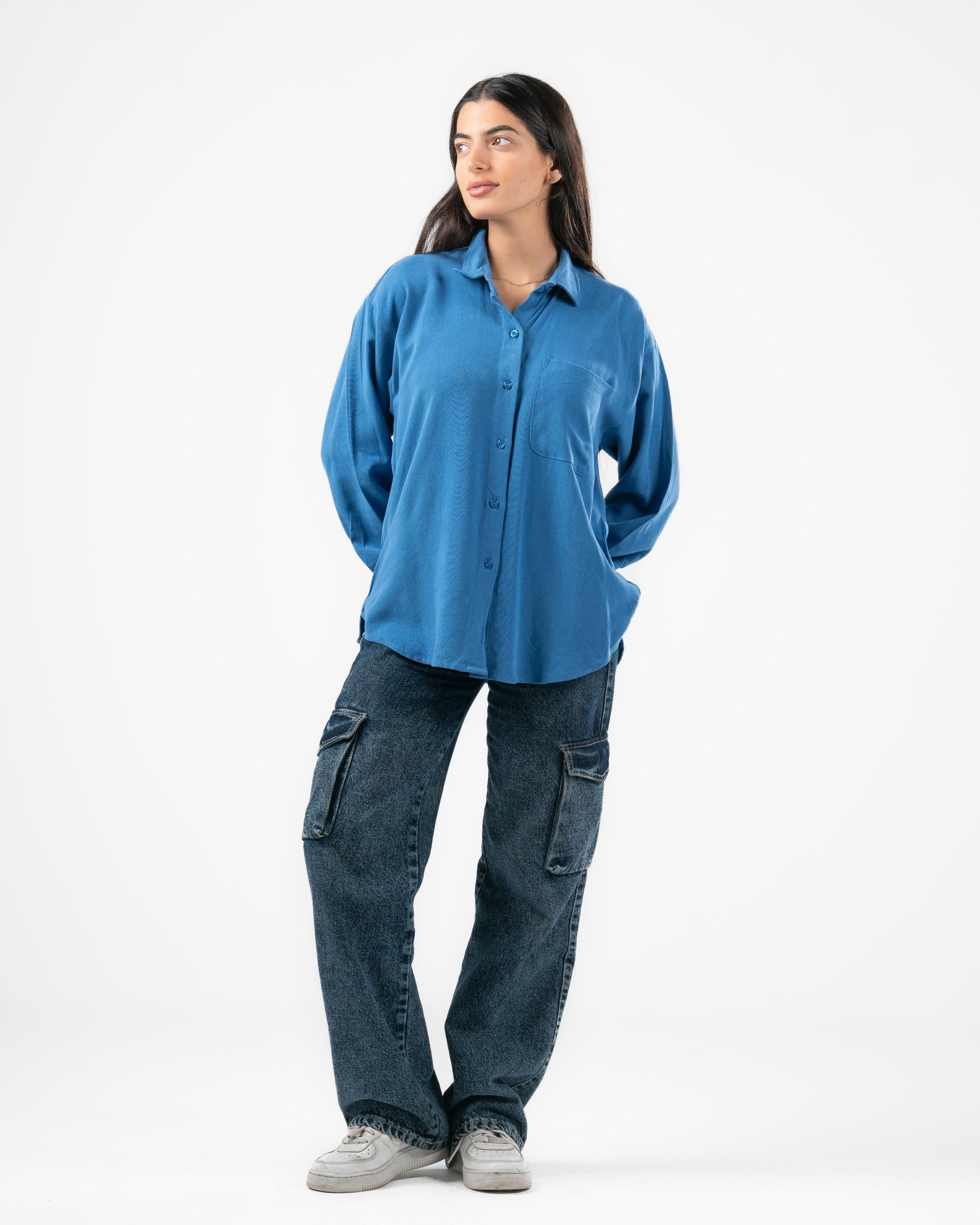 بلوزة نسائية سادة