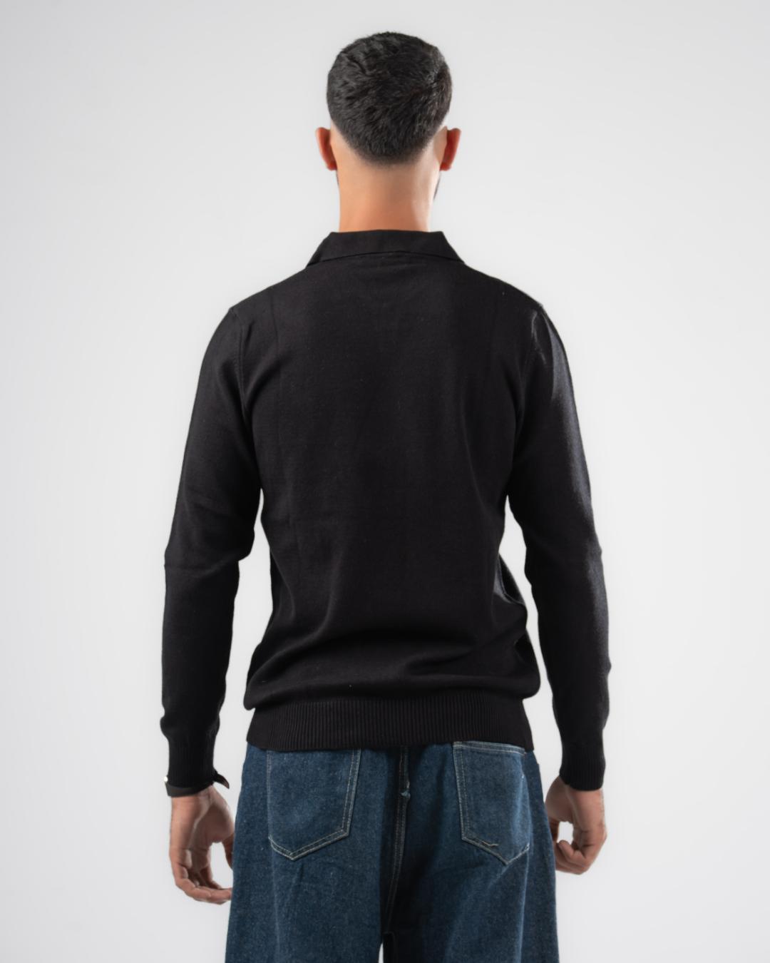 بلوفر رجالي بياقة