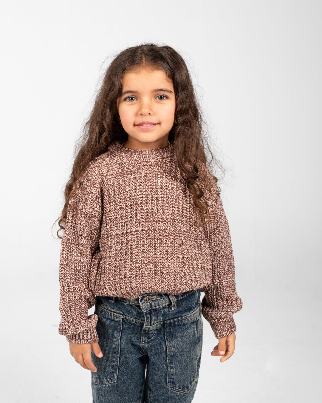 Round Neck Girl Pullover