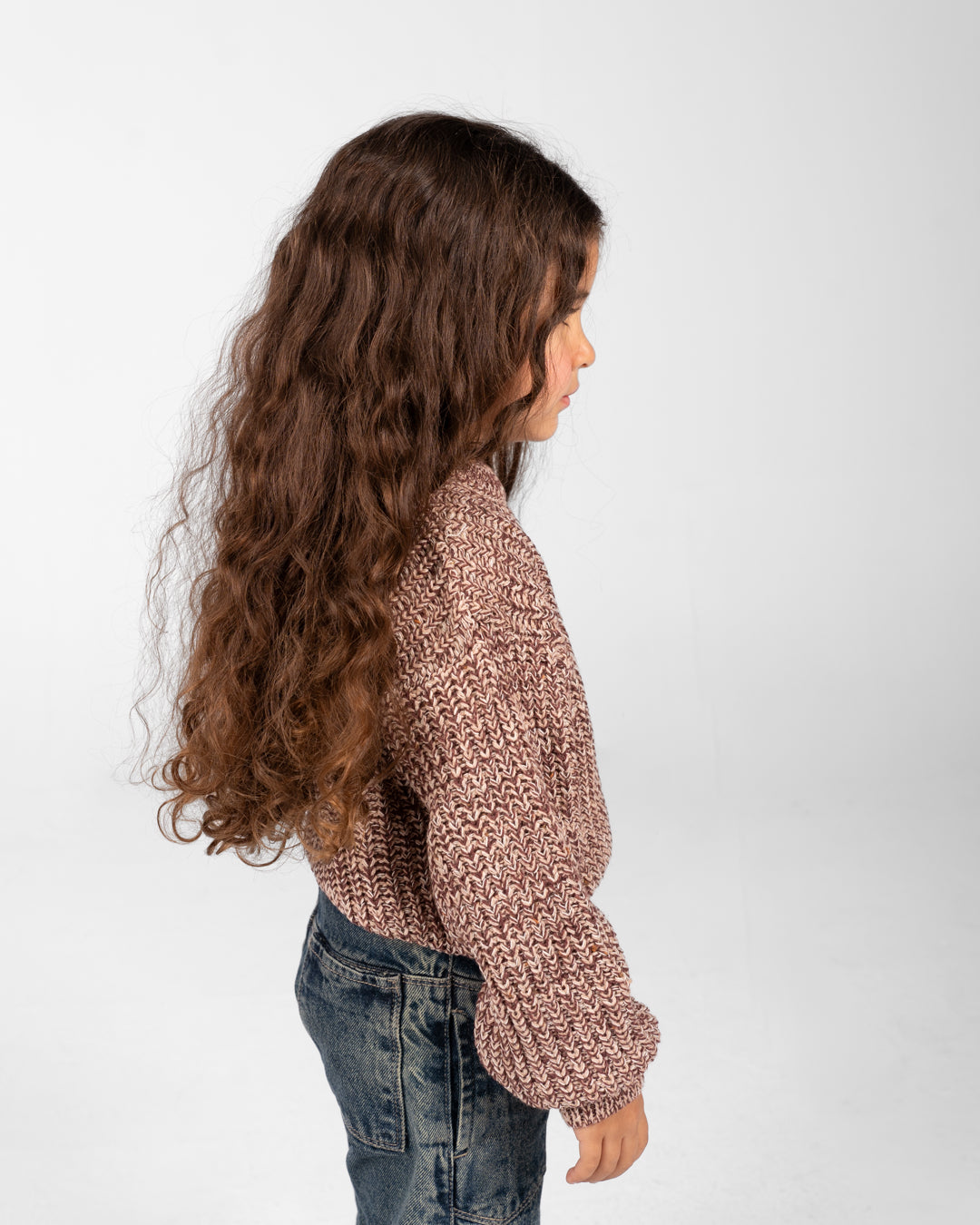 Round Neck Girl Pullover