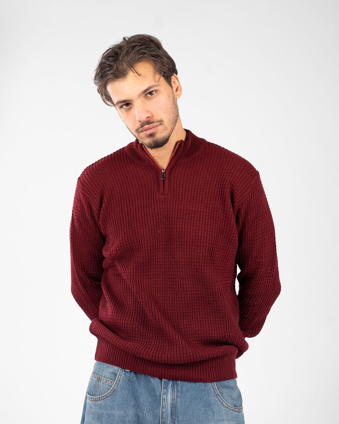 Half Zipper Men Pullover