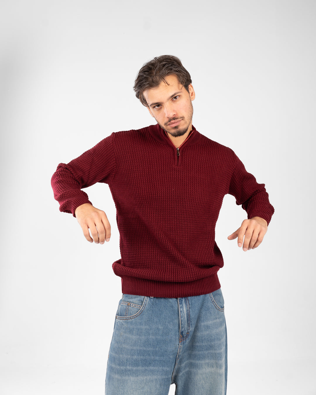 Half Zipper Men Pullover