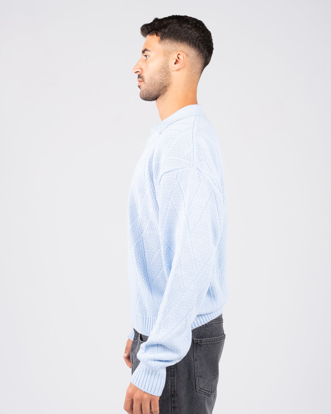 بلوفر بولو سادة للرجال