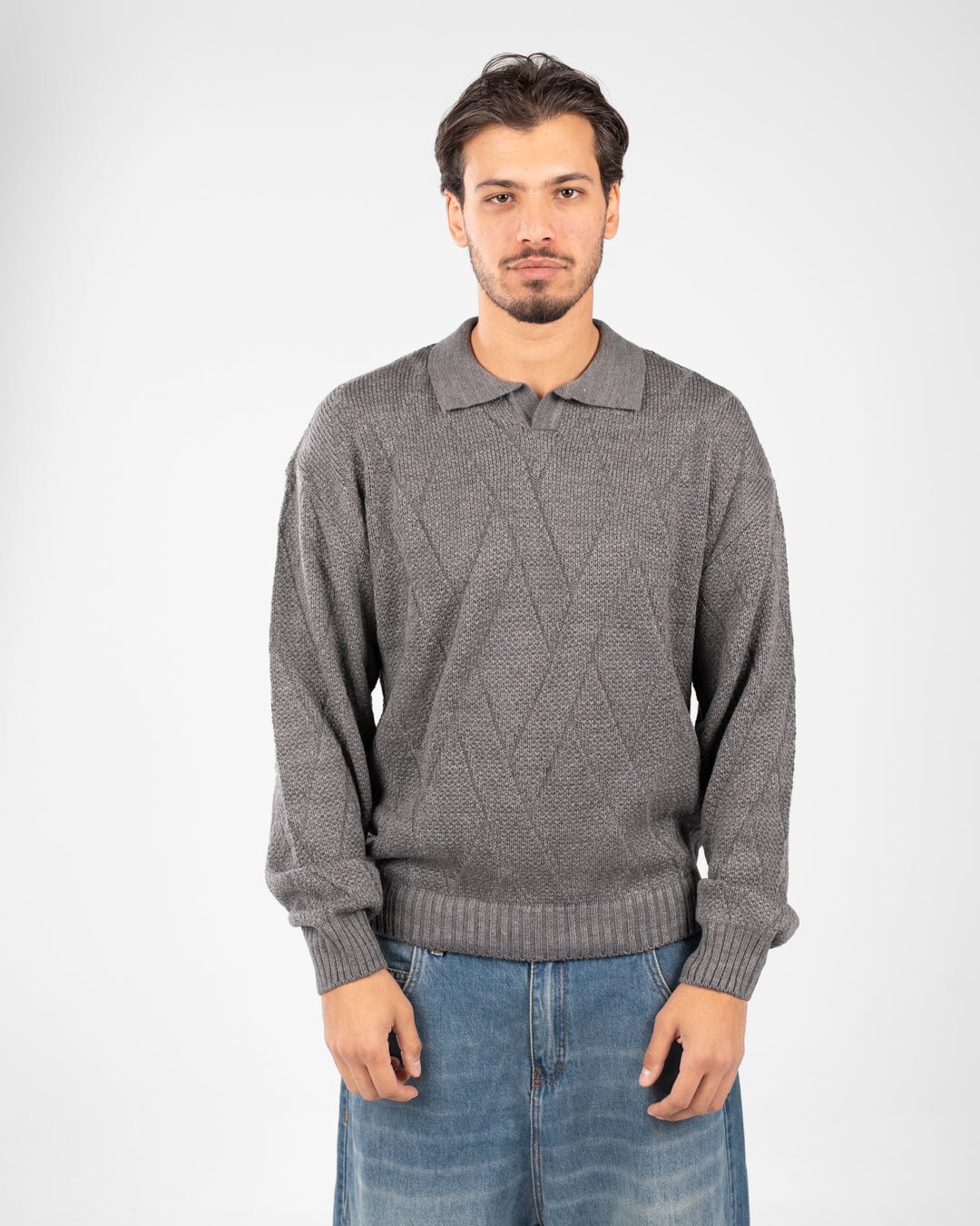 بلوفر بولو سادة للرجال