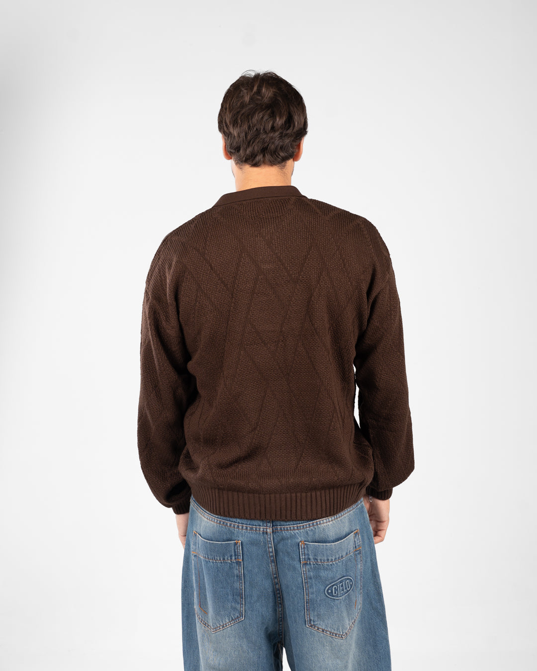 بلوفر بولو سادة للرجال