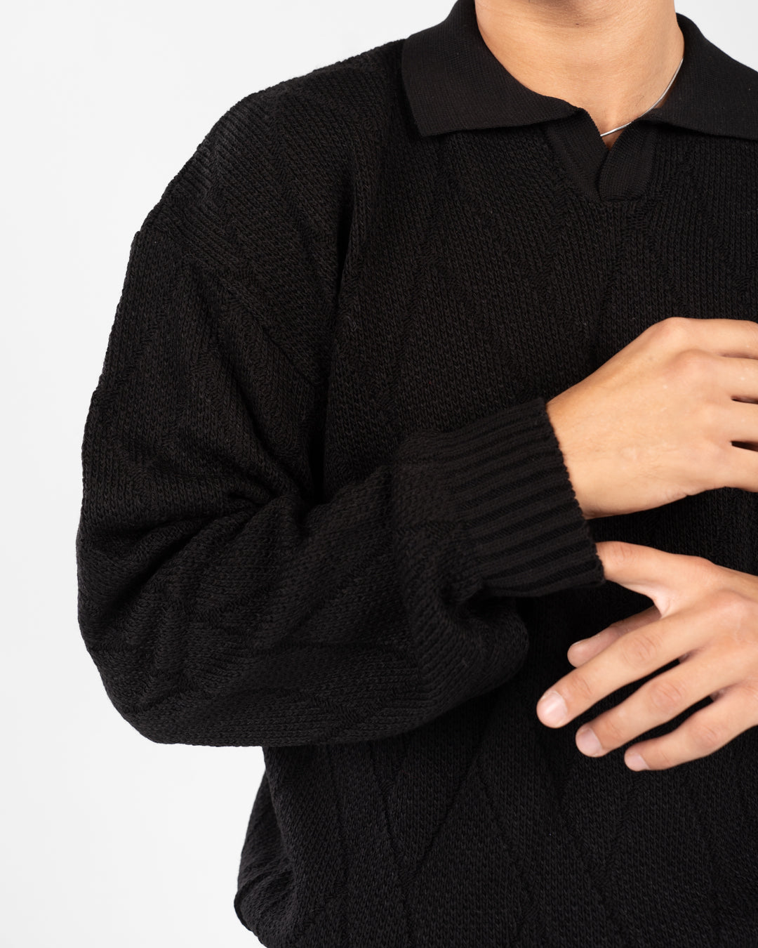 بلوفر بولو سادة للرجال